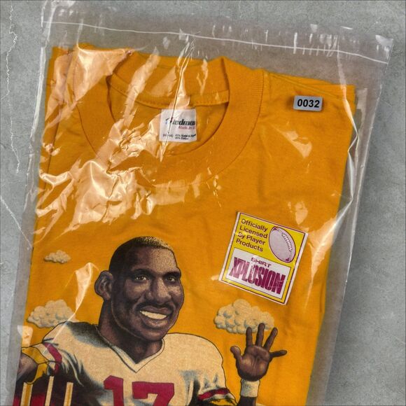 Vintage 80’s Doug Williams NFL Washington Redskins Graphic Tee Shirt NOS - Large - Picture 6 of 6